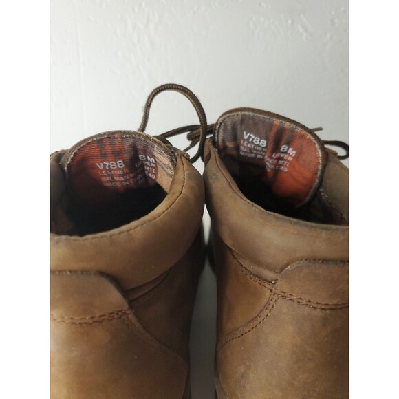 Bass Size 8 | Brown Leather Ankle Lace Up Boots Granola Gorpcore Outdoors Hiking - Picture 7 of 8